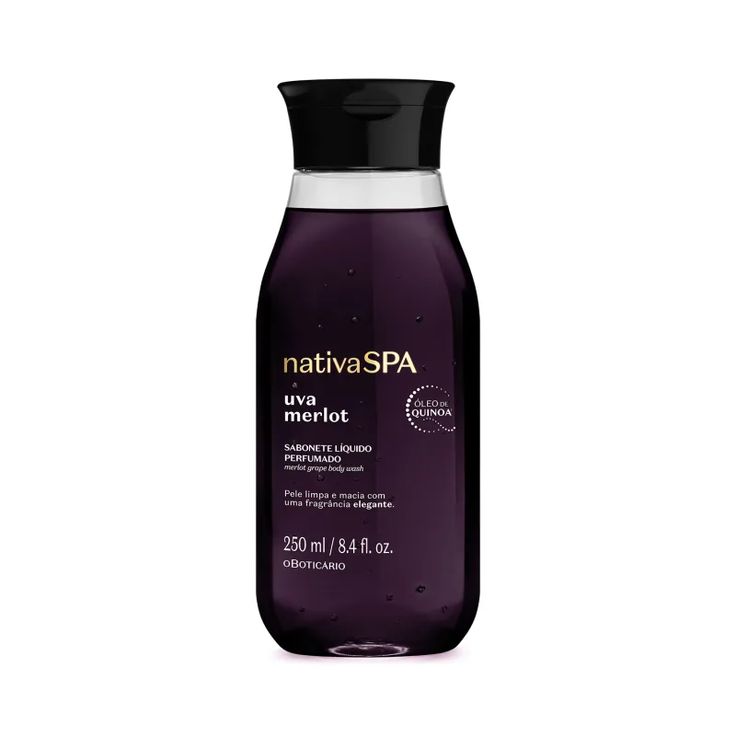 Sabonete Líquido Perfumado Nativa Spa Uva Merlot, 250ml