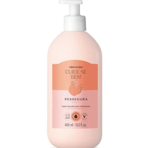 Loção Hidratante Corporal Cuide-se Bem Pessegura, 400ml