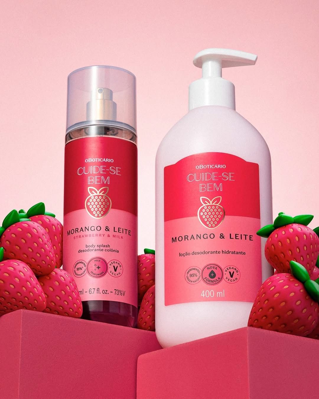 Coffret Morango & Leite