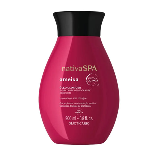 Óleo Glorioso Hidratante Desodorante Corporal Nativa Spa Ameixa 200ml