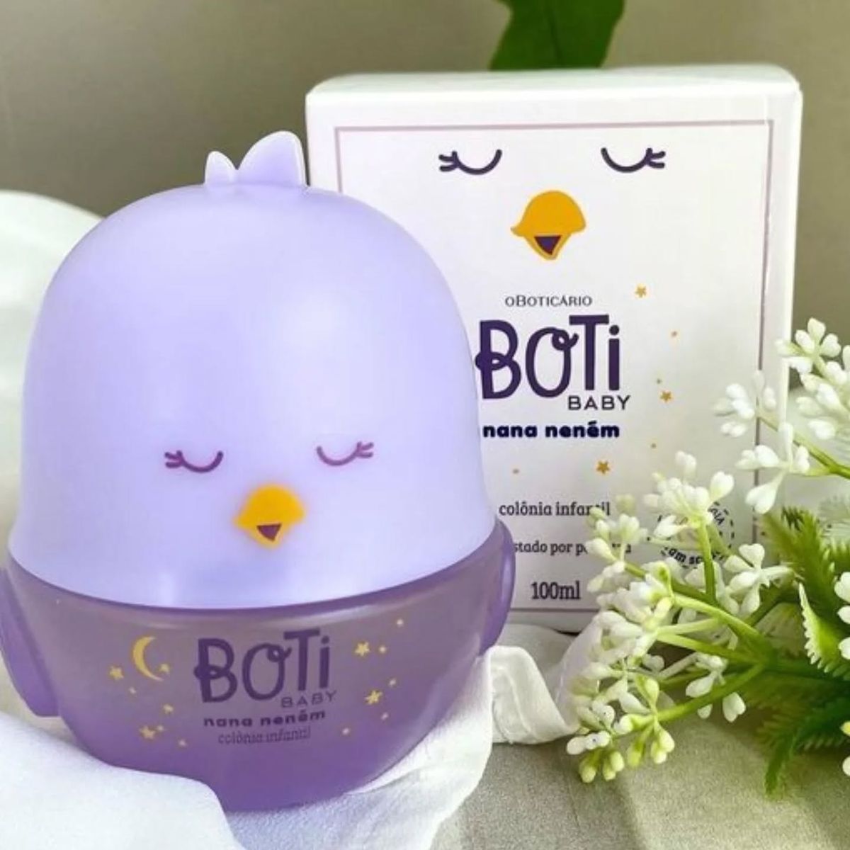 Colônia Infantil Baby Boti Nana Neném 100ml