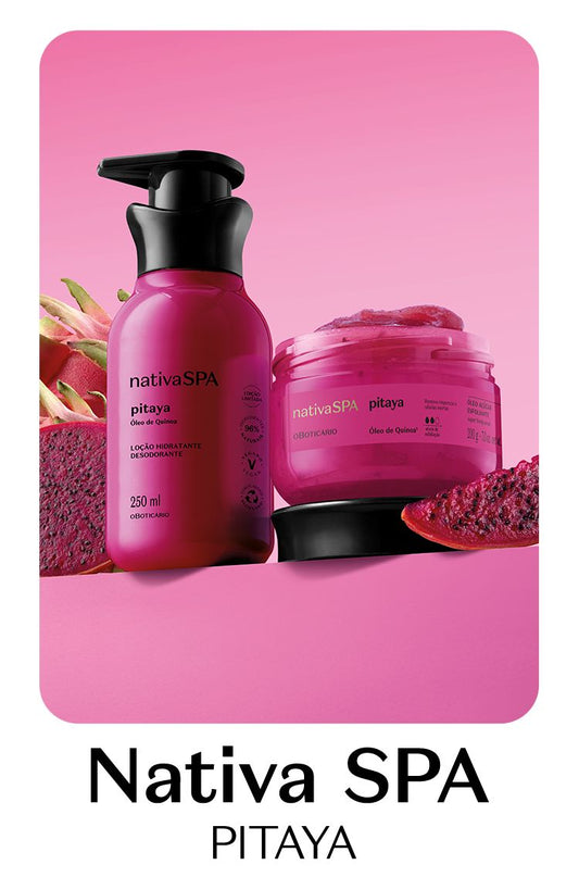 Combo Nativa Spa Pitaya Loção Corporal +Esfoliante Boticário
