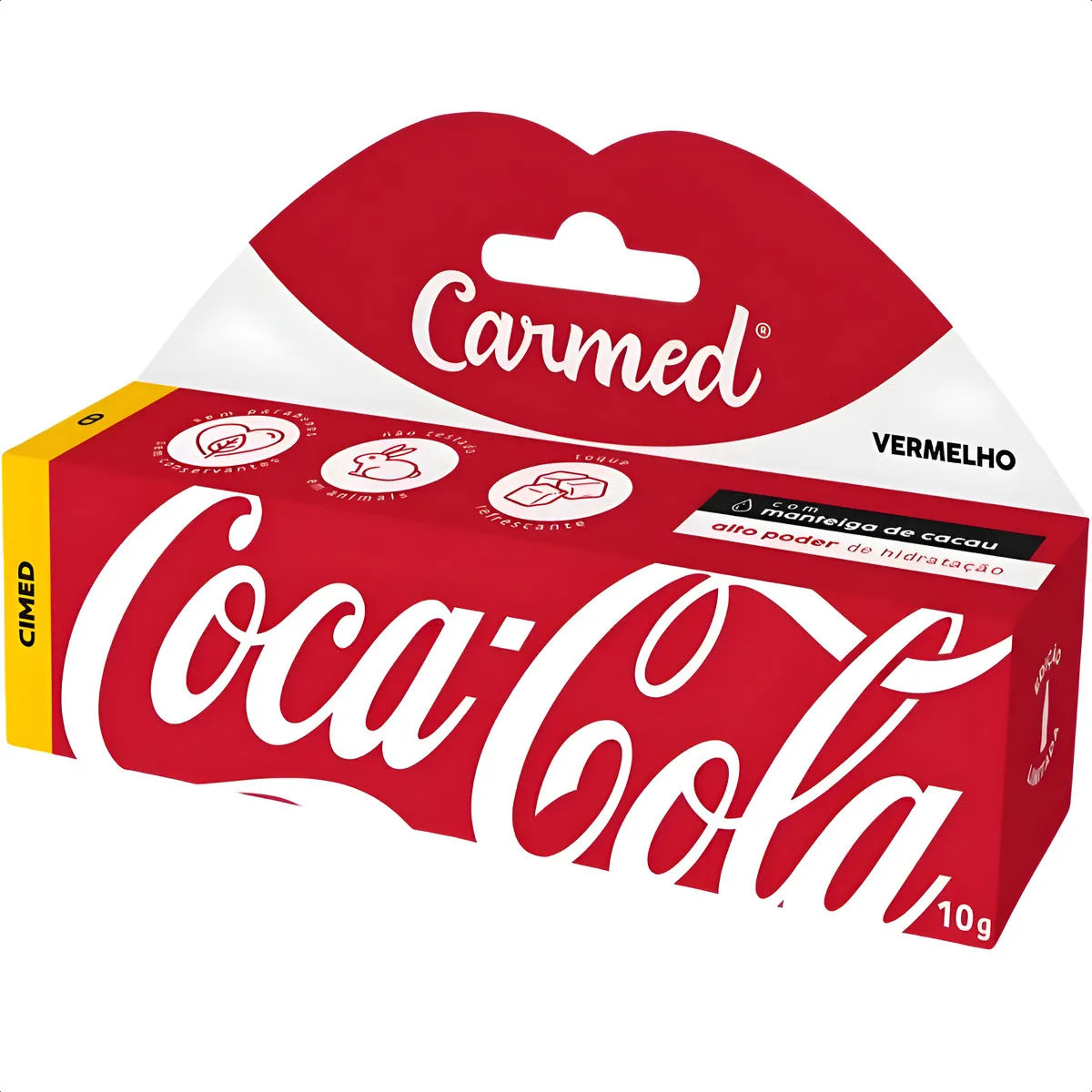 Carmed Coca-Cola Vermelho Hidratante Labial 10G