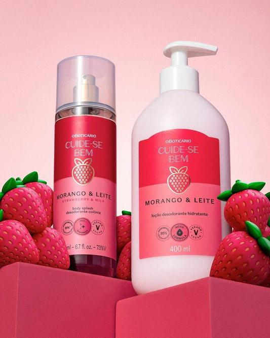 Coffret Morango & Leite